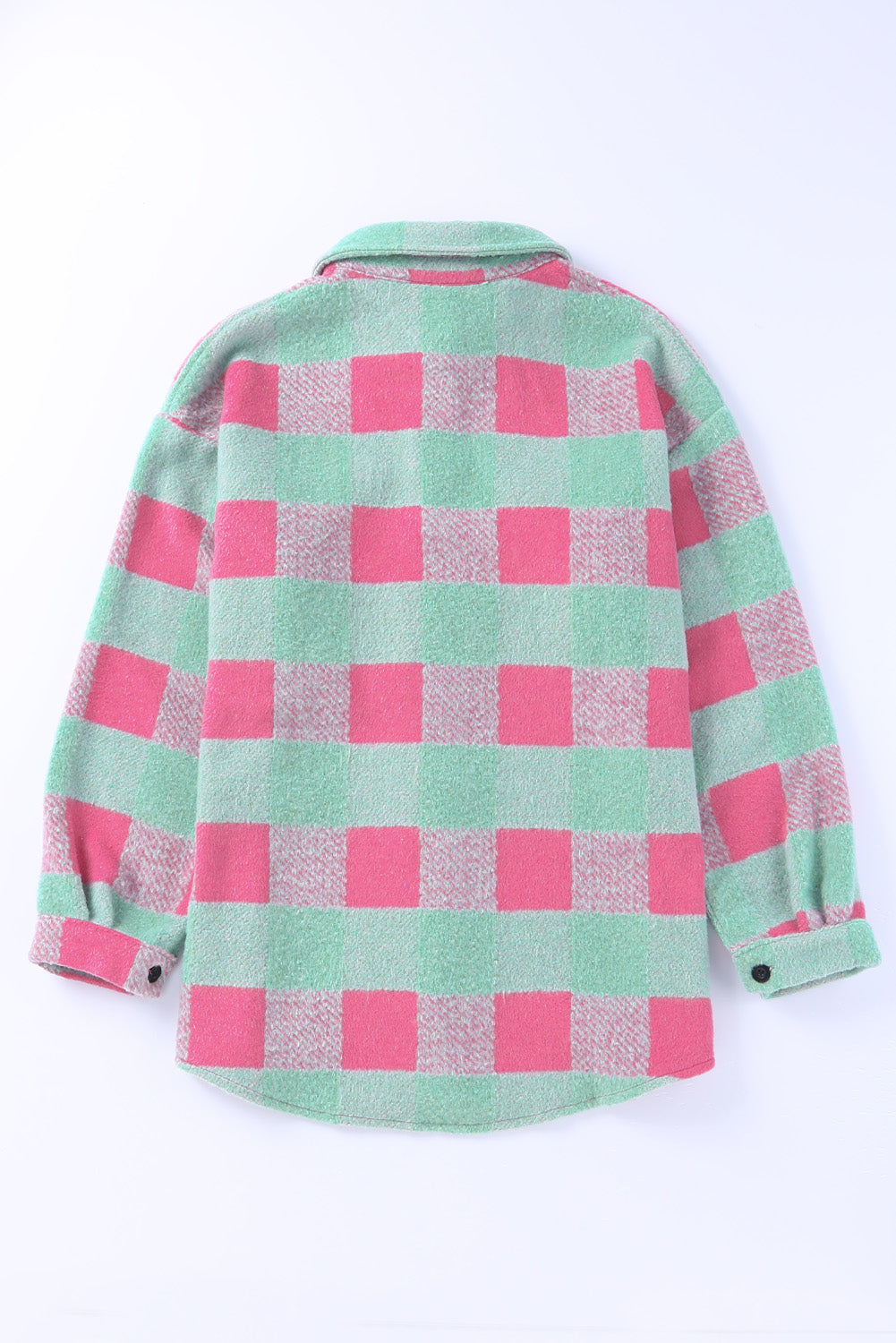 Shacket for Women Plaid Pattern Oversized