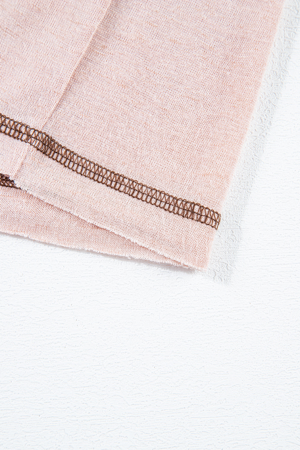 Women's T-shirt with Loose Exposed Seam Detail