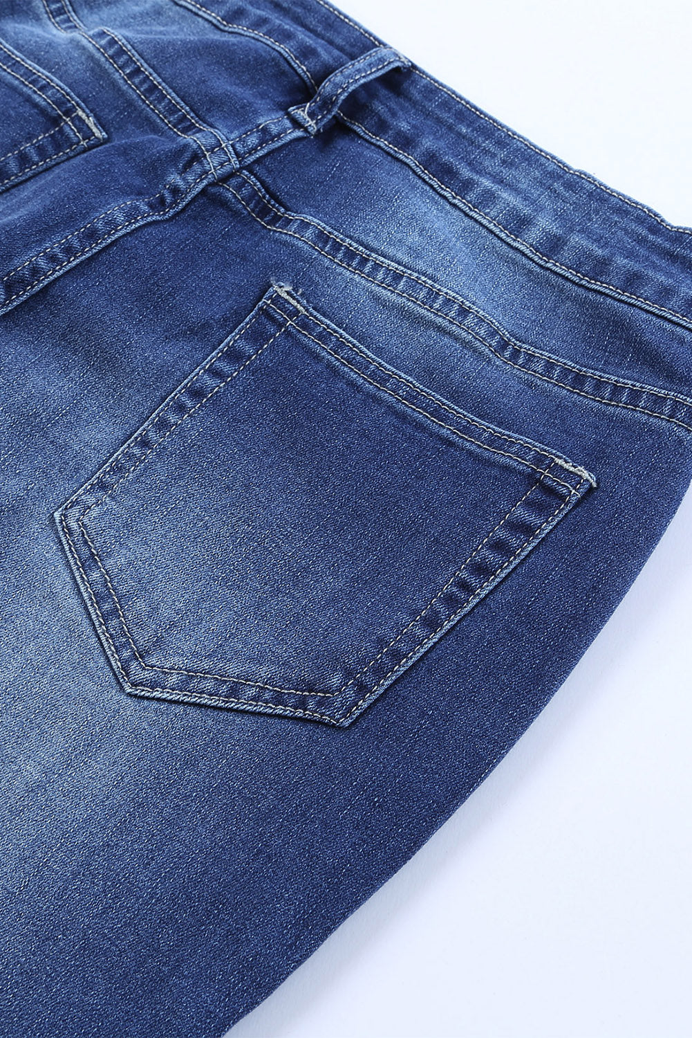 Women's Flare Jeans with Western Pattern High-Rise Rise