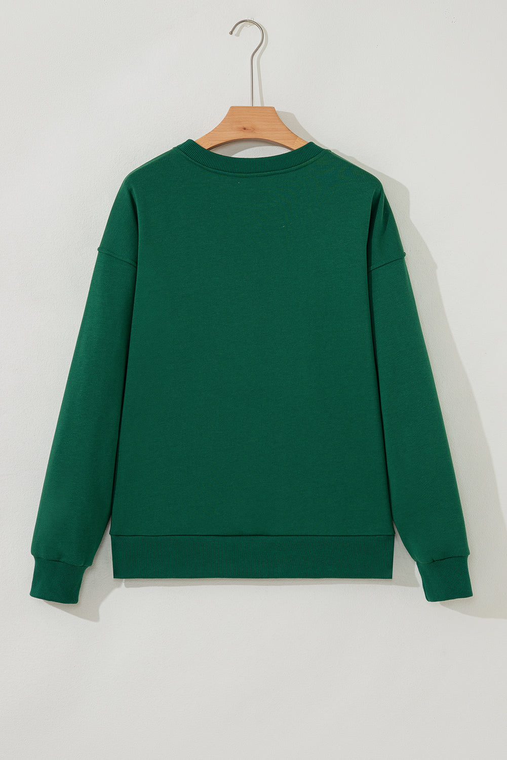 Embroidered Christmas Letter Graphic Fashion Sweatshirt
