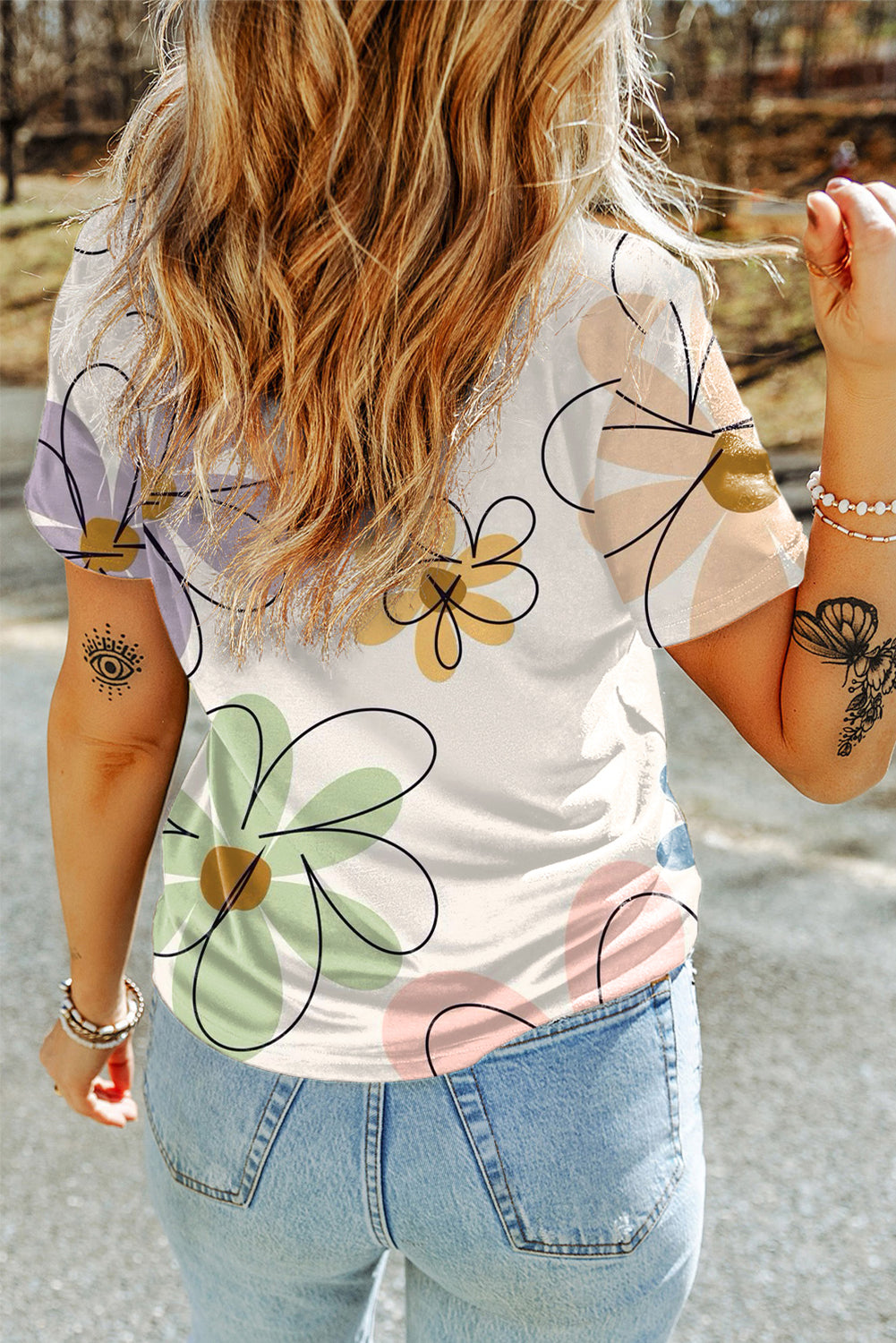 Women's Flower Everyday T Shirt