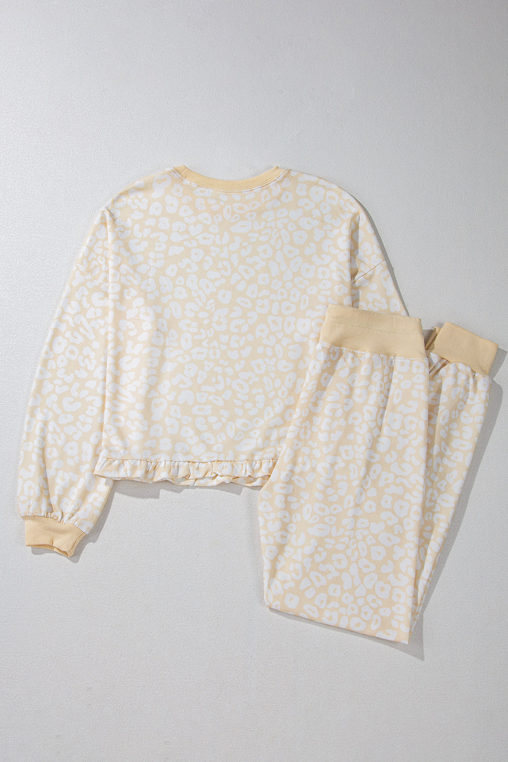 Cheetah Easy-Fit Print 2-Piece Fit Cozy Loungewear