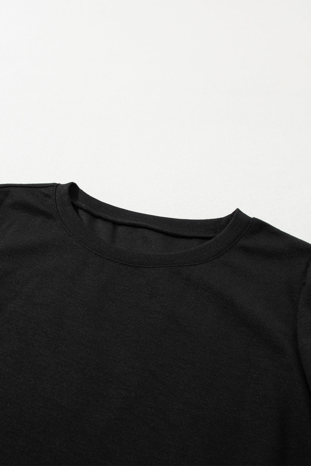 Women's Crew Neck Three-Quarter Sleeve T Shirt