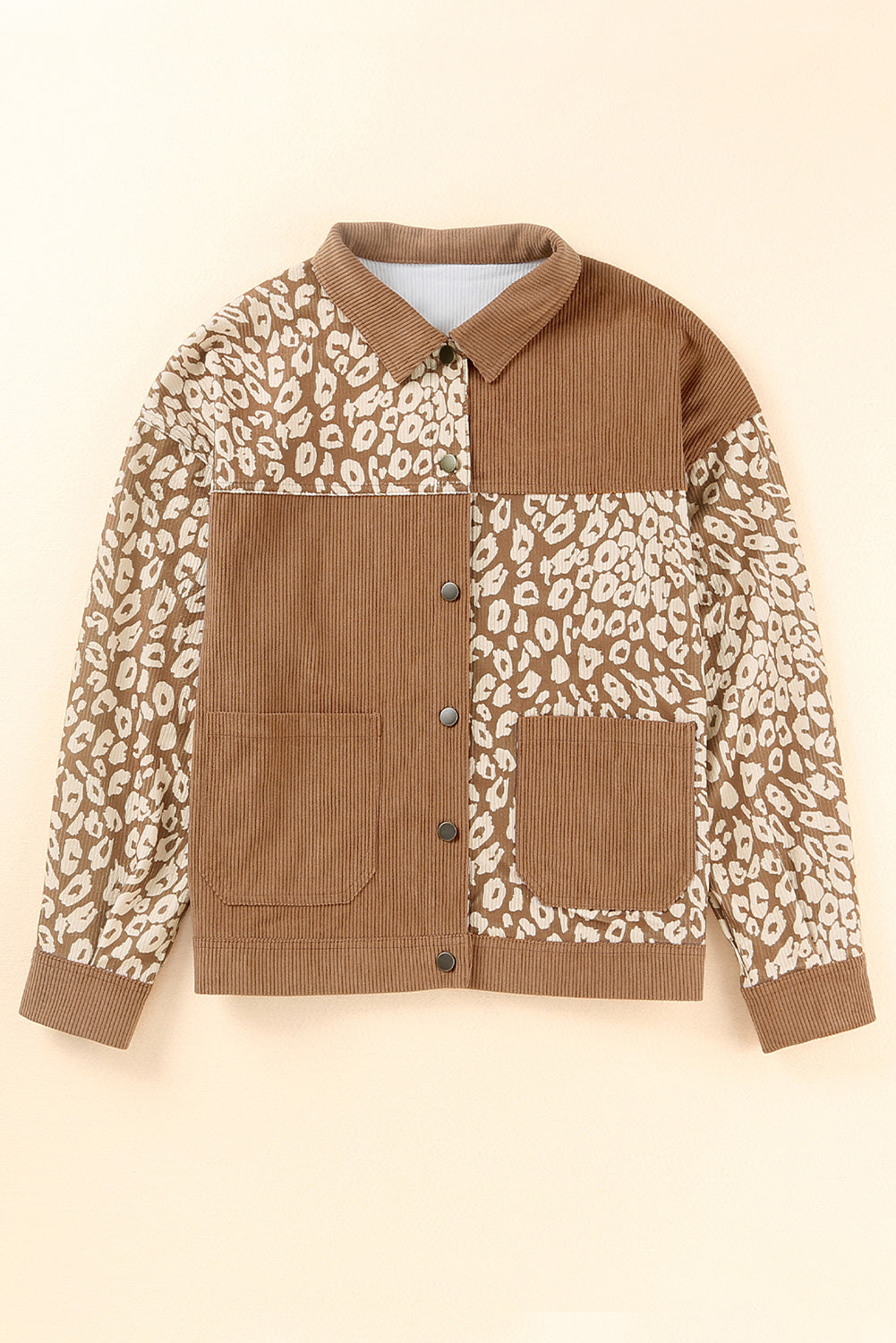 Women's Jacket Featuring Cord Long-Sleeve