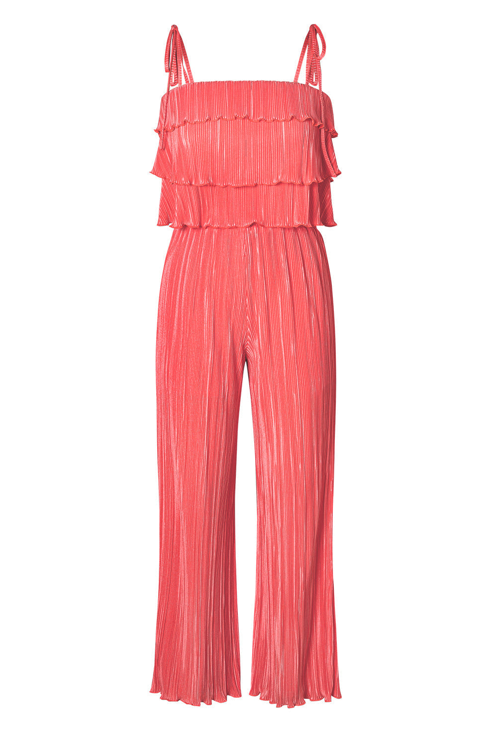 Women's Camisole Pleat-Detail Wide-Leg Pants Set