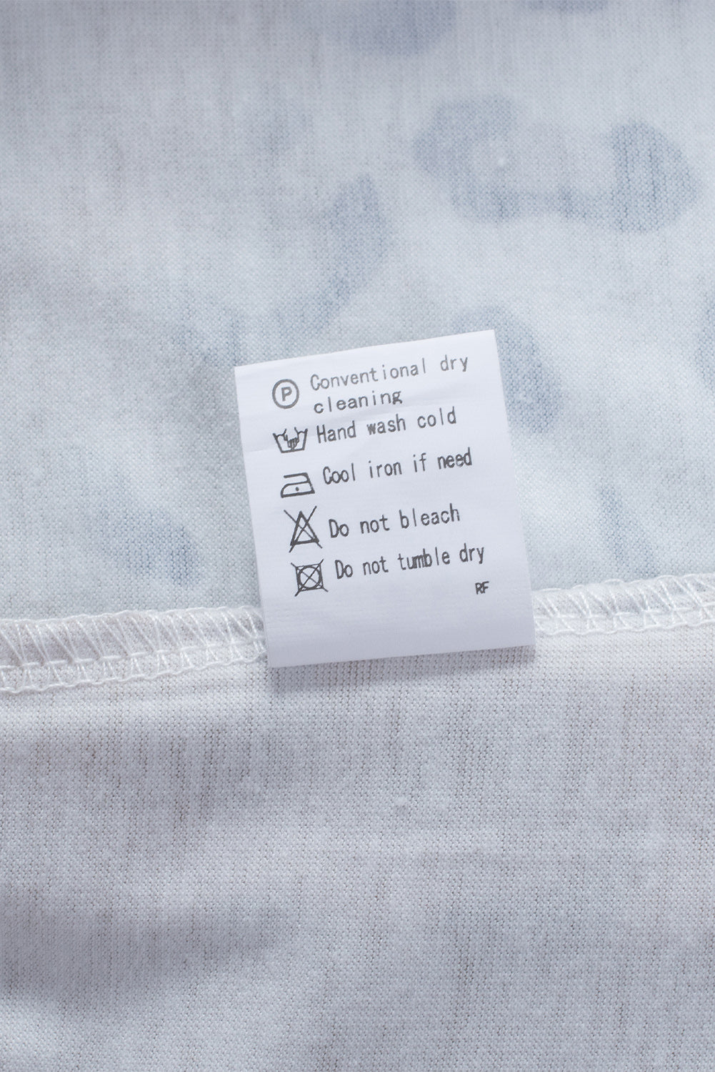 T Shirt for Women Bleached Crew Neck