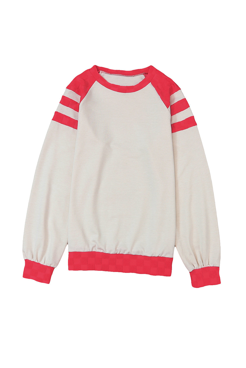 Top for Women Raglan Long-Sleeve Color-Block