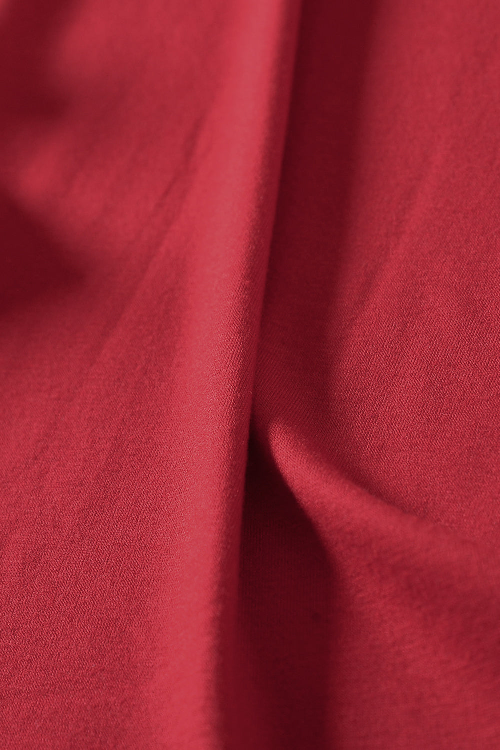 Women's Top with Red Striped Long-Sleeve