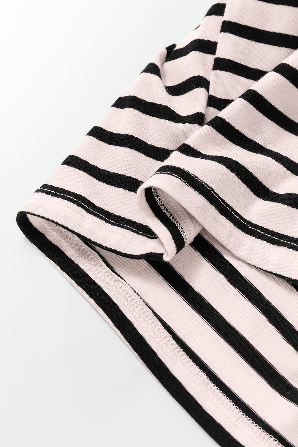 Women's Maxi Dress Featuring Sleeveless White Striped