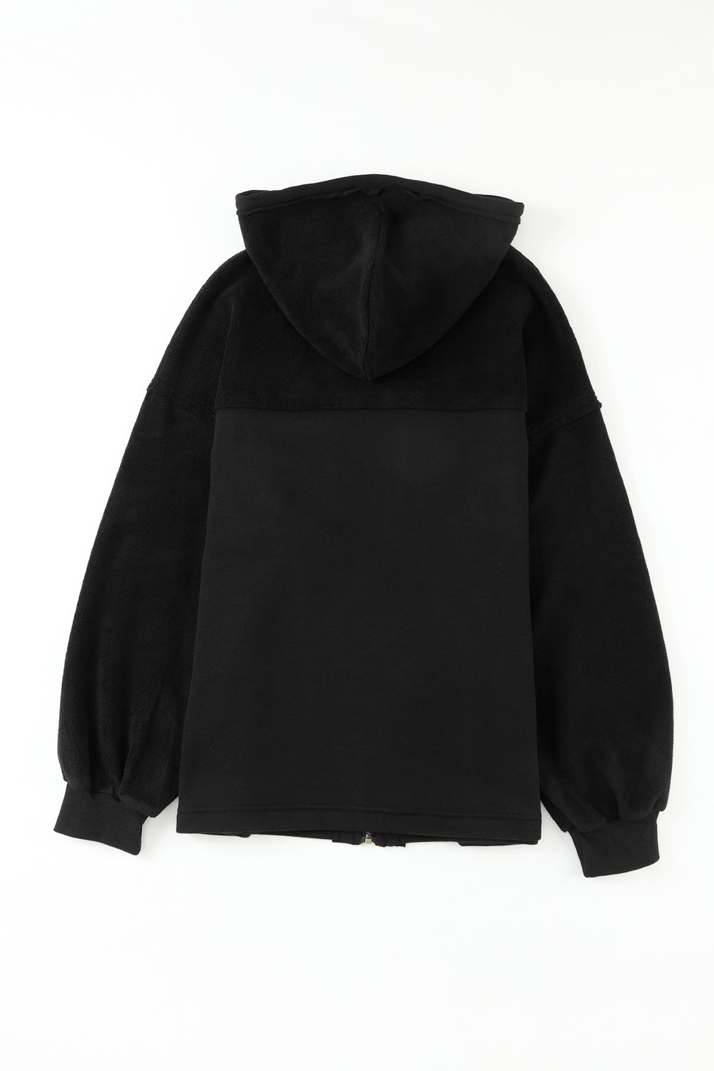 Jacket for Women Zip Up Drawcord Hood