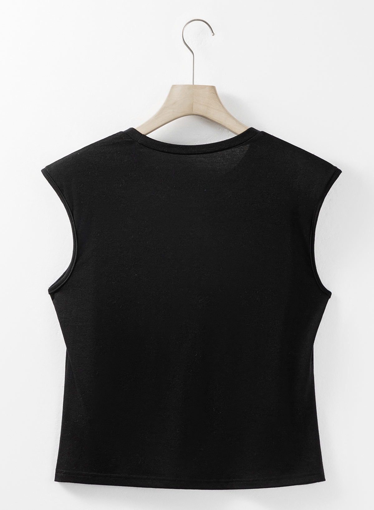 Women's Shoulder Pearls Beaded Tank Top