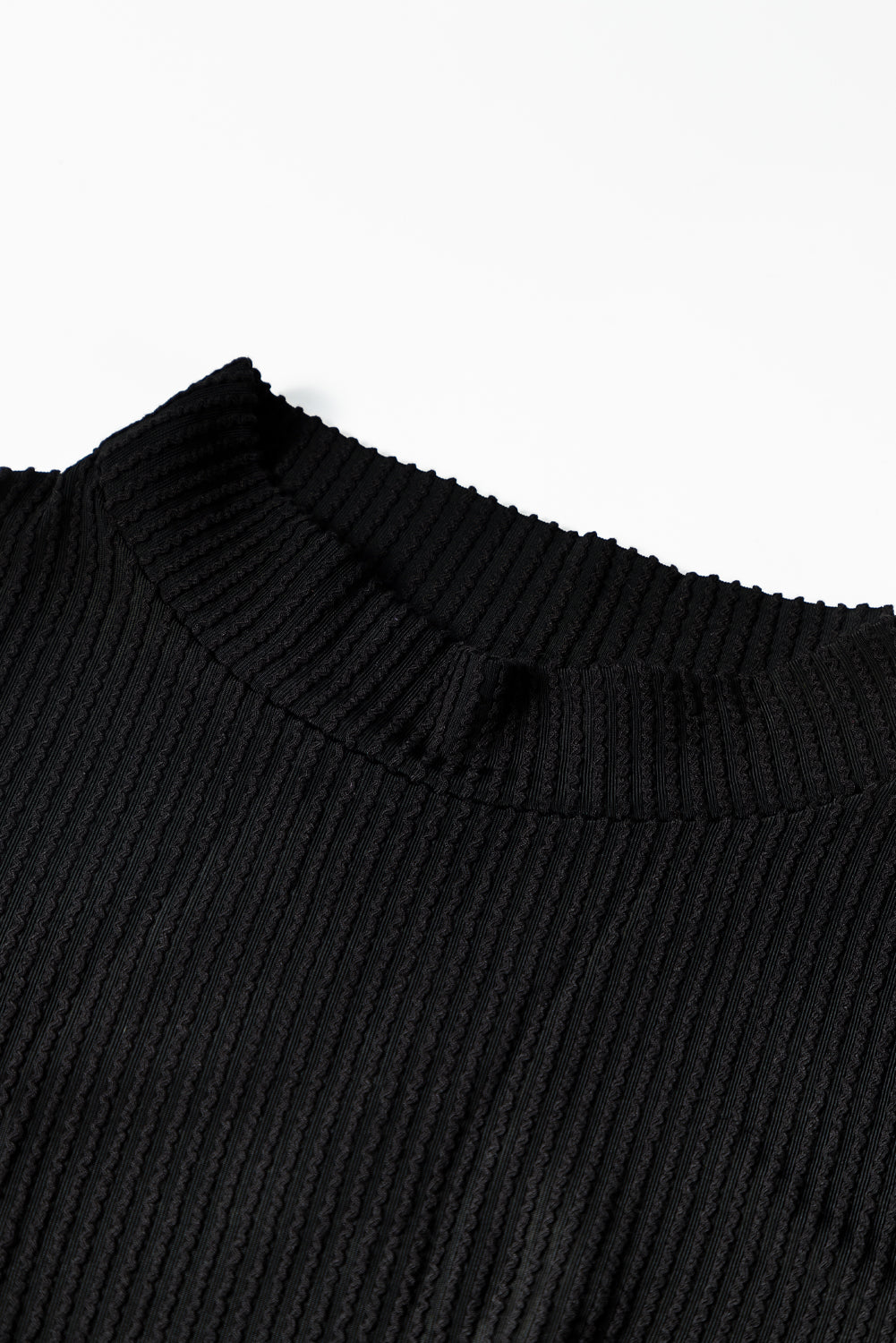 Women's Dress with Twist Cutout Long-Sleeve Rib-Knitted