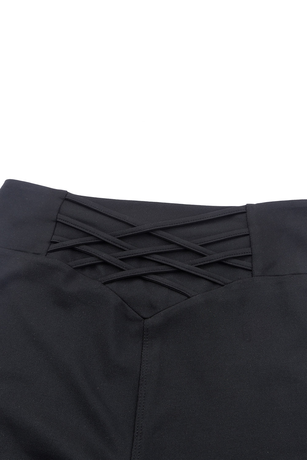 Women's Leggings with Tummy Control High-Rise Criss Cross