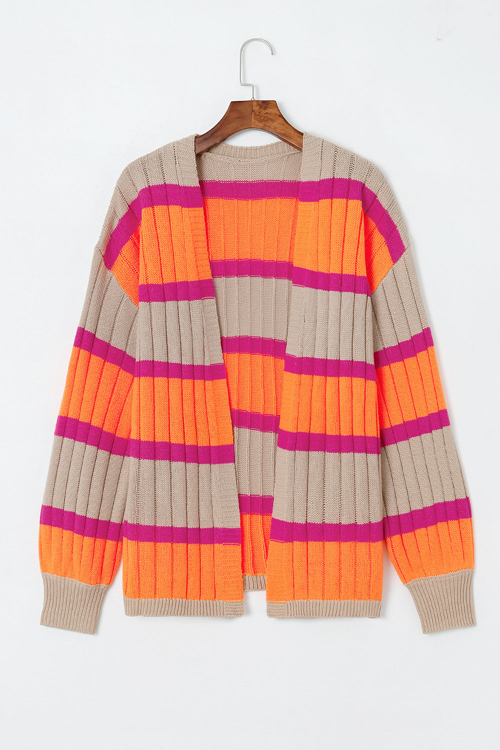 Women's Cardigan Featuring Dropped-Shoulder Slouchy