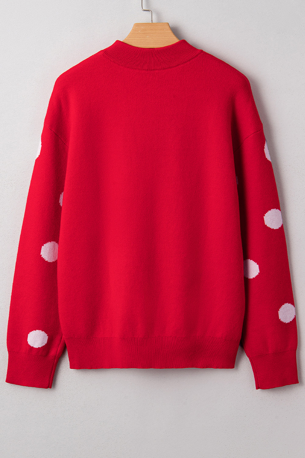 LET IT SNOW Graphic Christmas Holiday Loose Knit Top