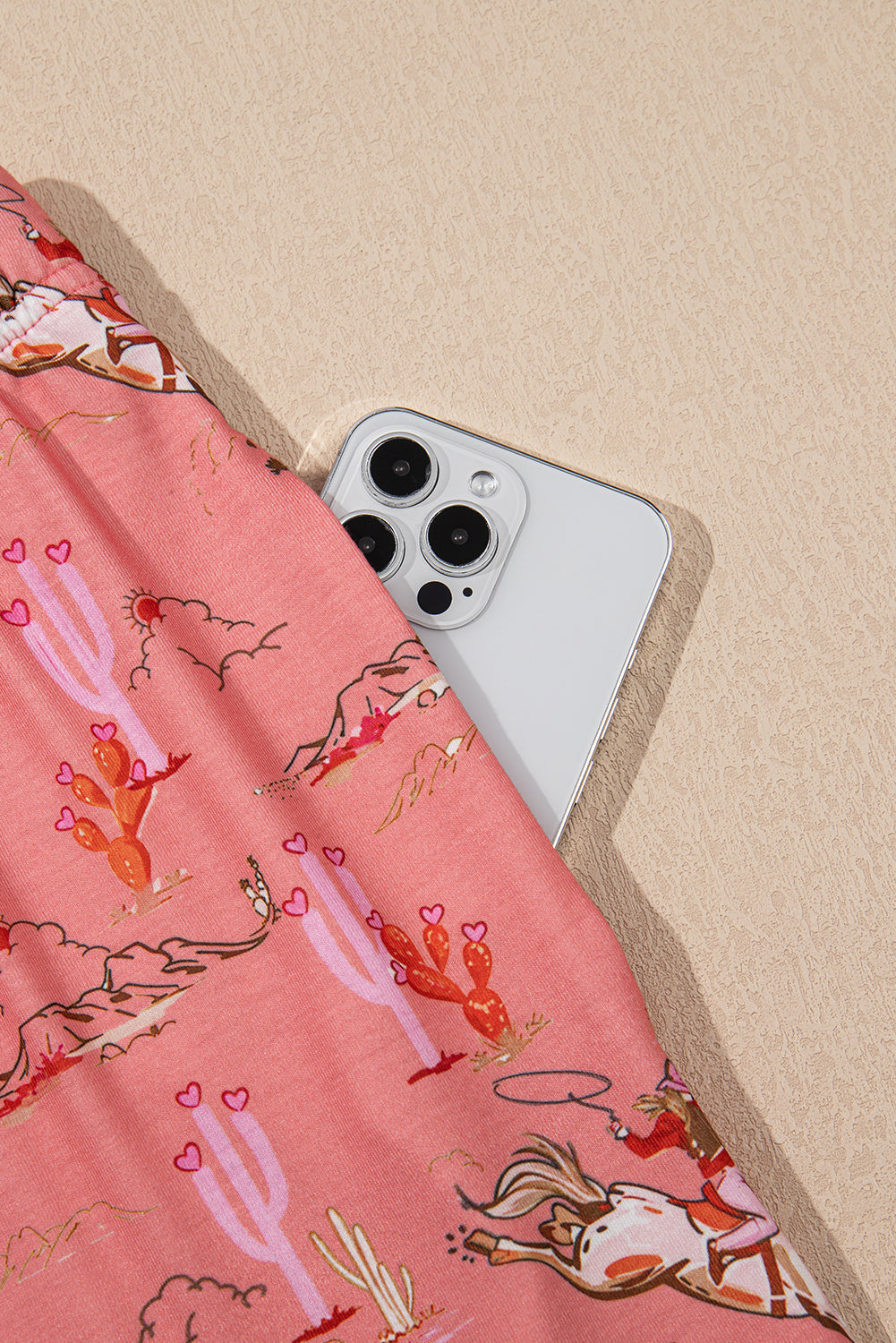 Cowgirl Country Print Pajamas Set