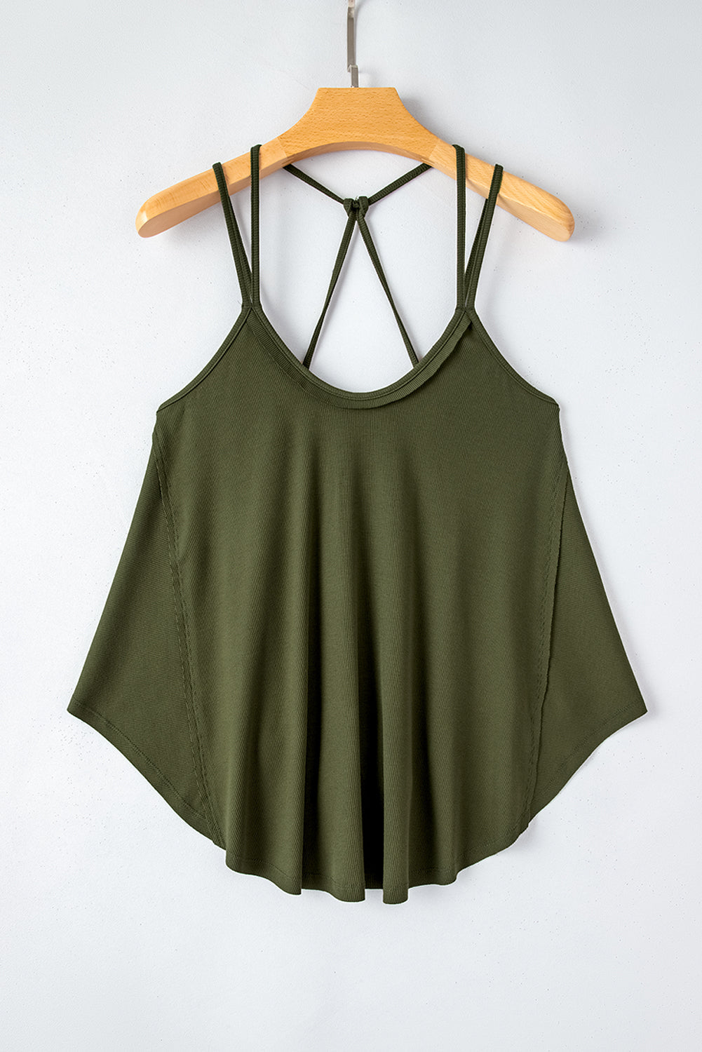 Women's Tank Top Featuring Seam Double Straps