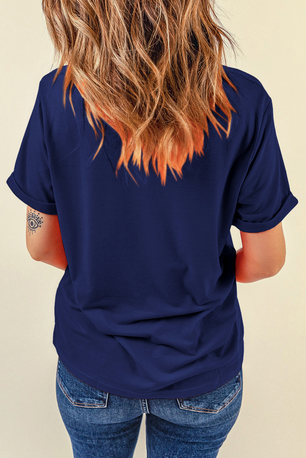 Women's Everyday Plain Crew Neck Tee