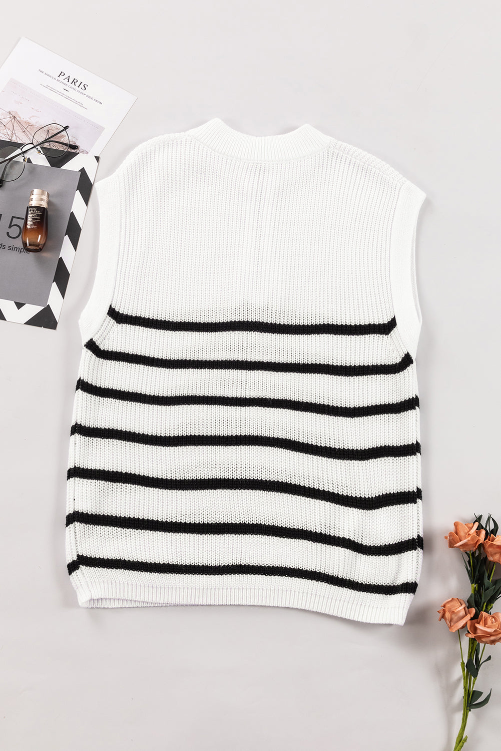 T-shirt for Women Sweater Half Zip Split Stand Neck