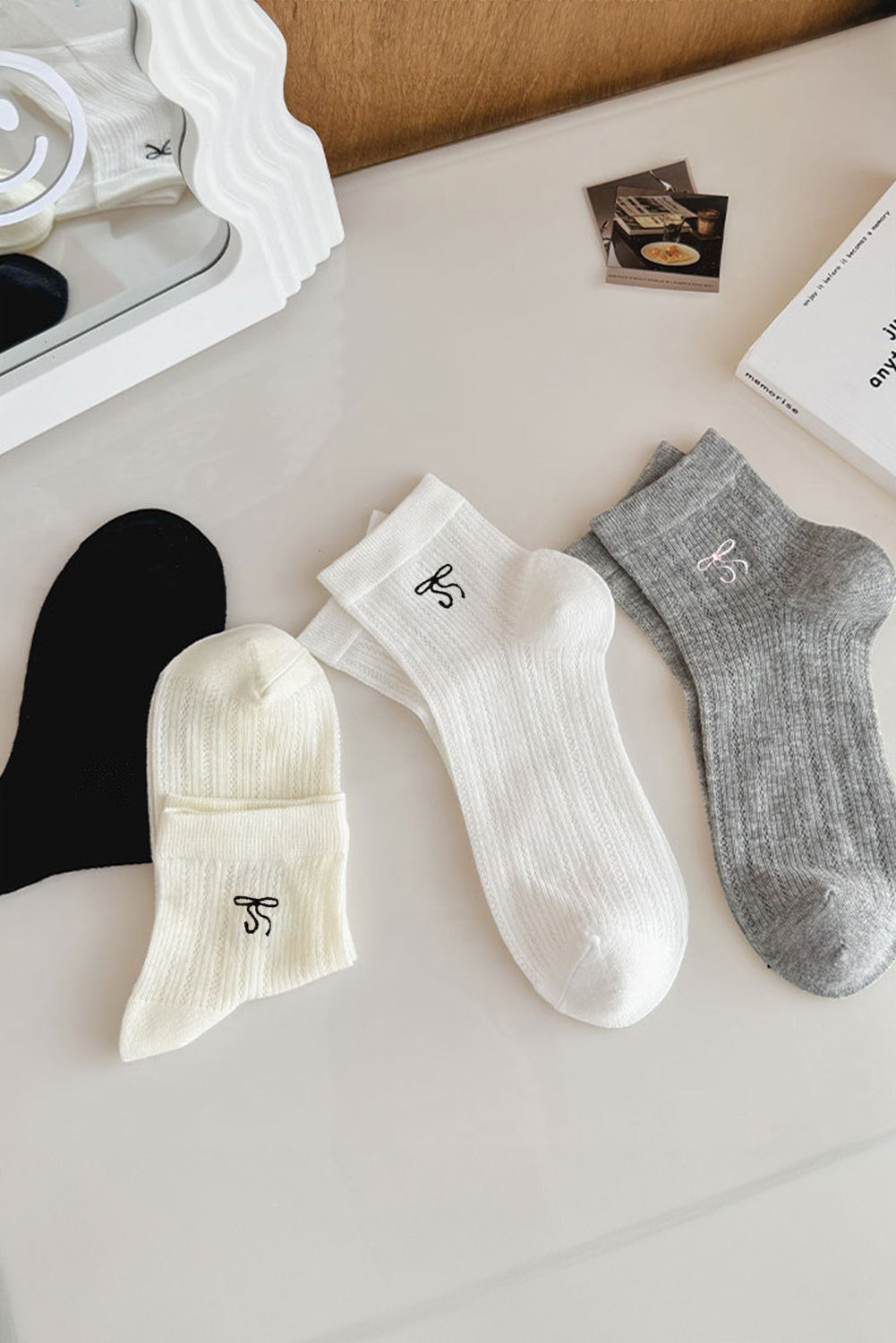 Bow Knot Ankle Socks