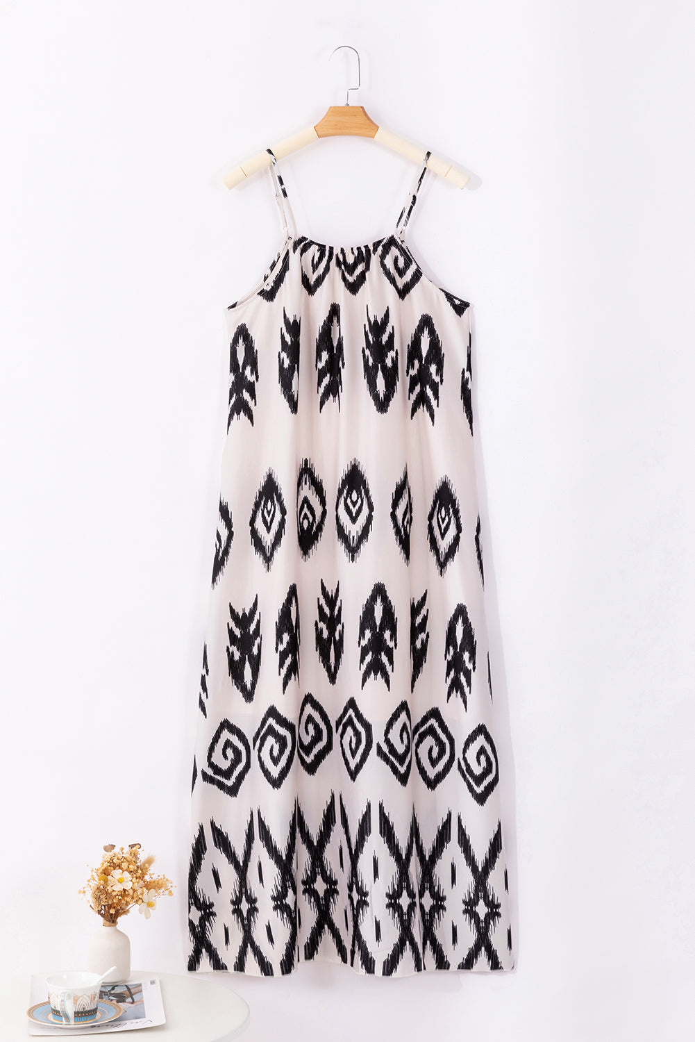 Women's Sundress with Aztec Printed Fashion Vacation
