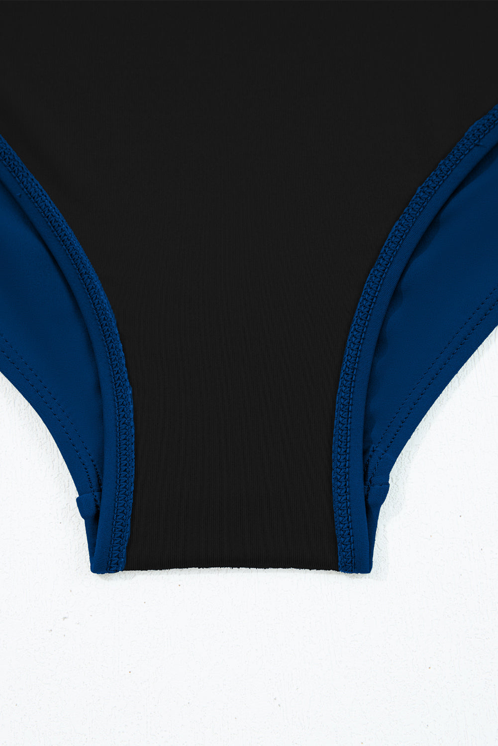 Solid Sail Blue Crossed Straps One Piece Swim Dress