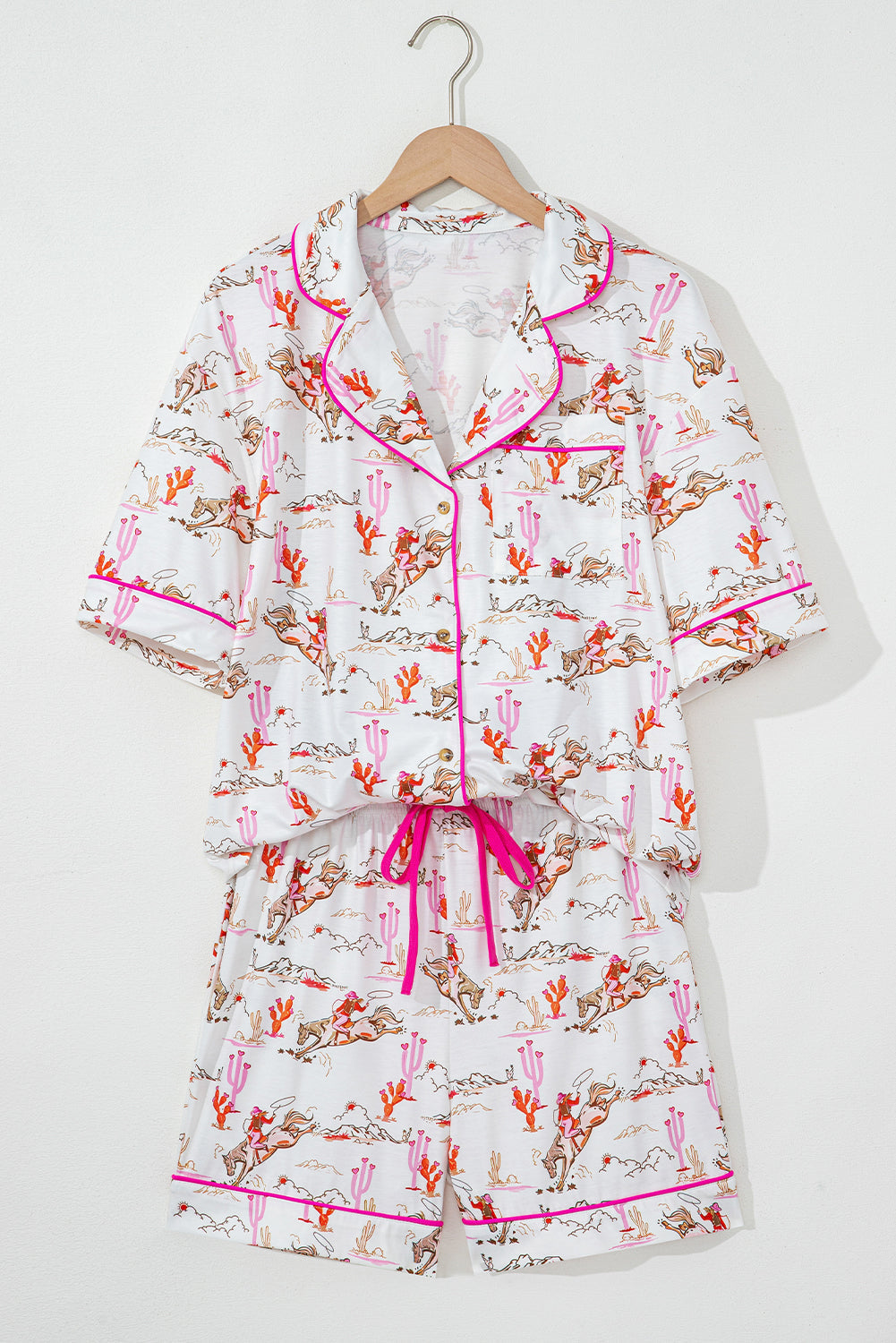 Cowgirl Country Print Pajamas Set Style