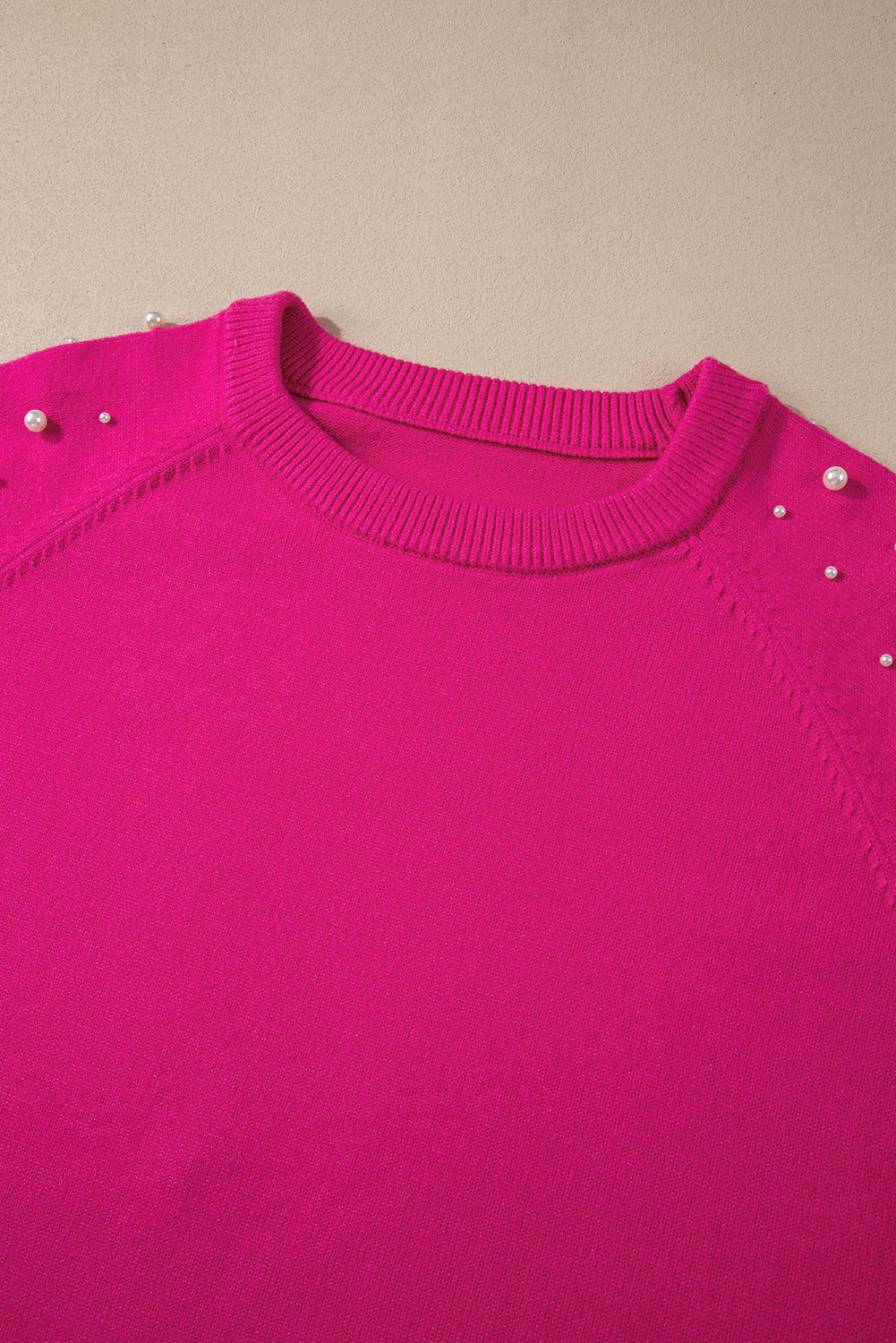 Women's Sweater Featuring Plus Size Raglan-Sleeve