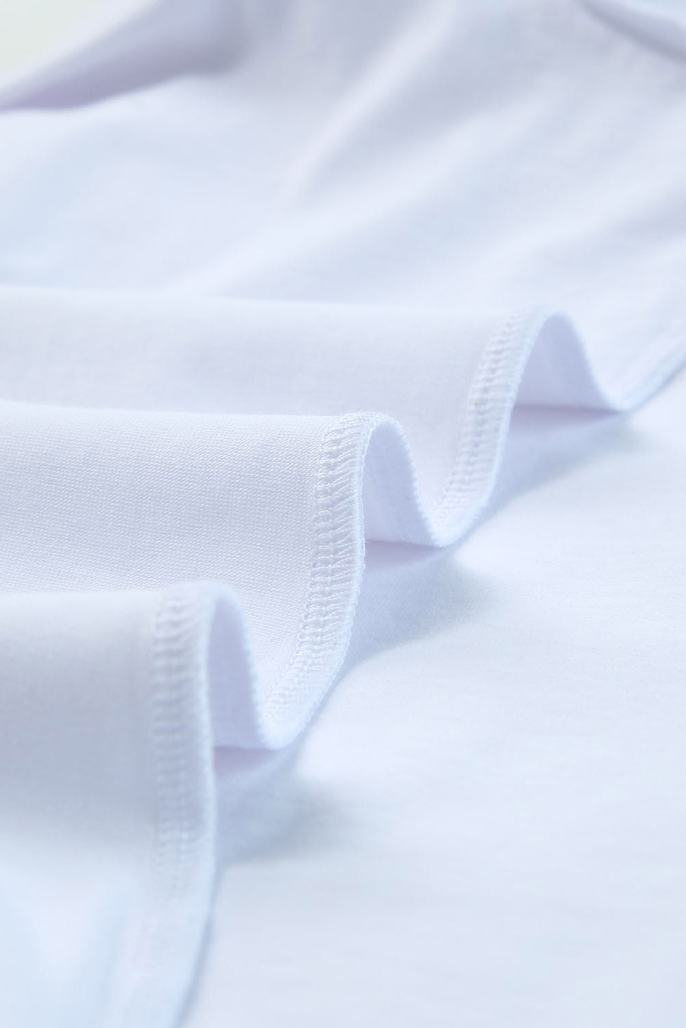 Women's T-shirt with Balloon Sleeve V Neck
