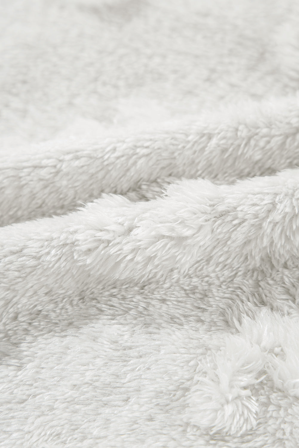 Leopard Fleece Textured Fleece Loose 2-Piece Lounge Set