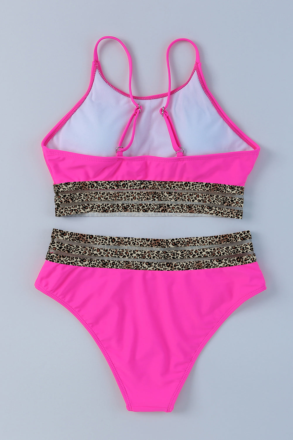 Women's Swimsuit with 2-Piece Bikini Mesh Trim