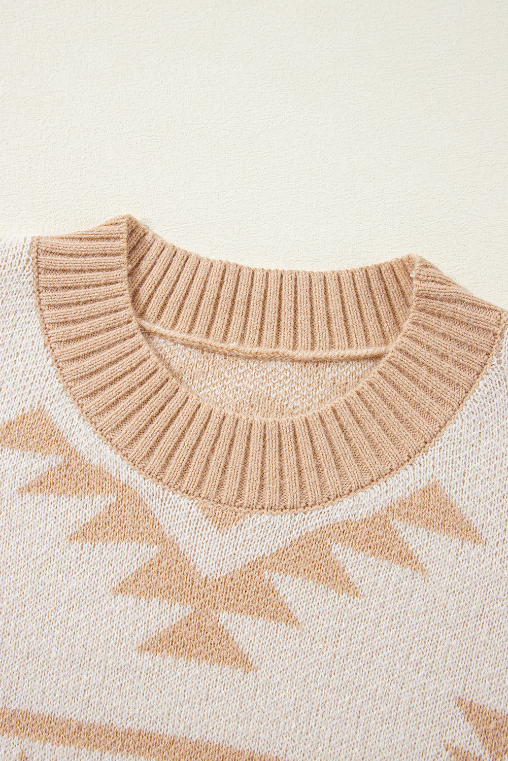 Women's Sweater with Western Aztec Loose Plus Size