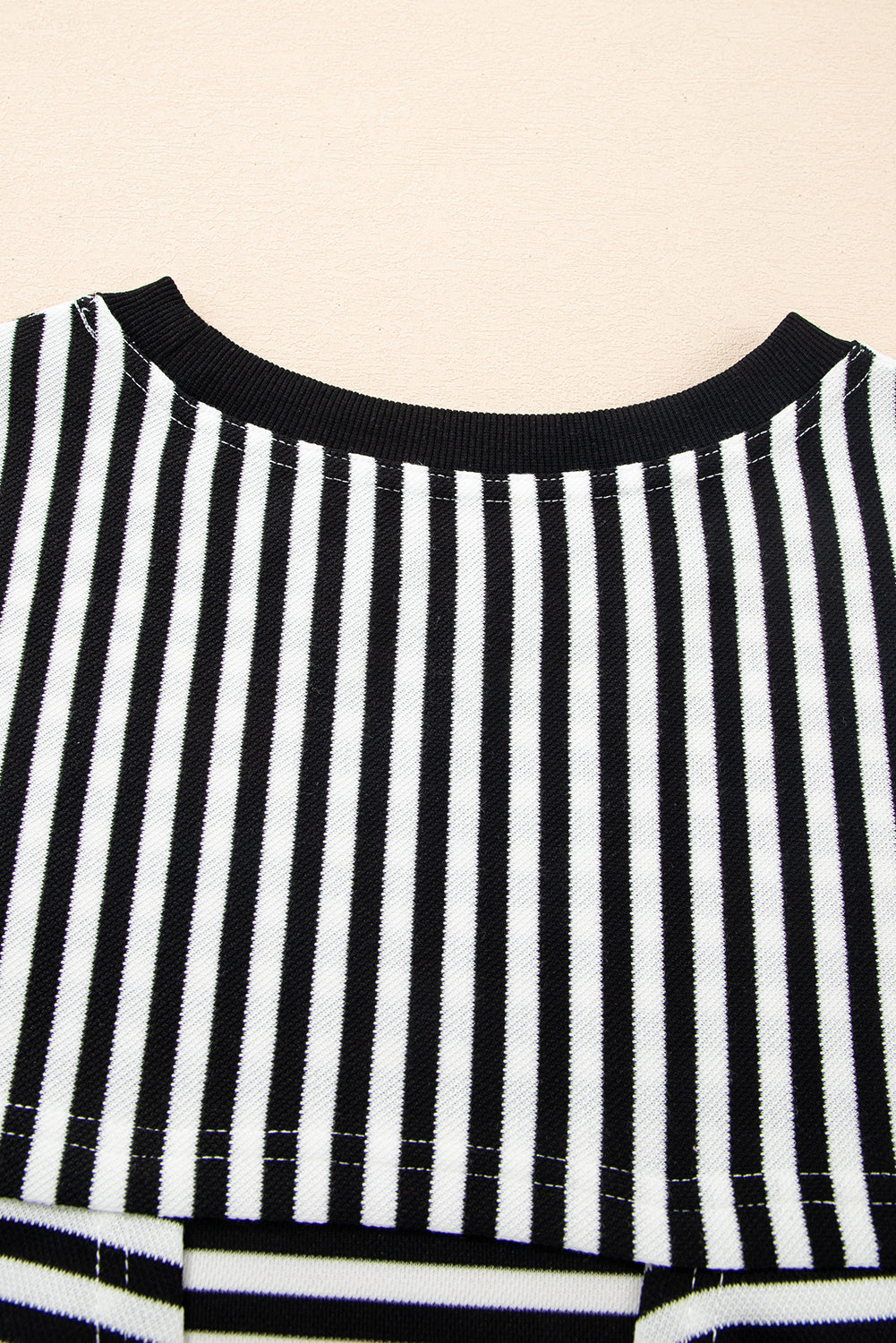 Cutout Back Bowknot Back Drop-Shoulder Wide Bracelet Sleeve Loose Tee