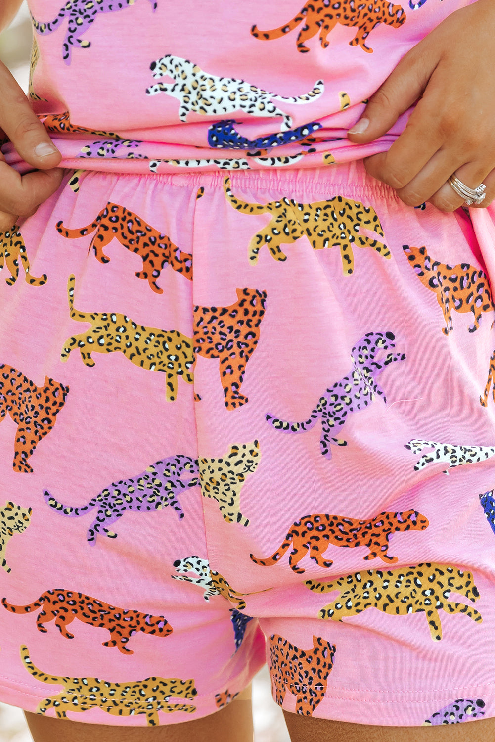 Shorts Set for Women High-Rise 2-Piece