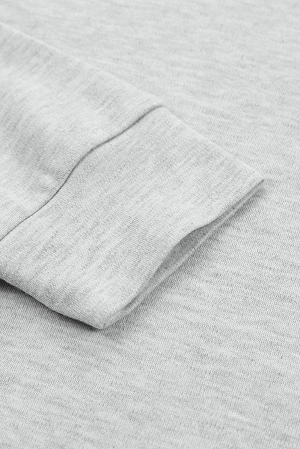 Women's Top Featuring Plain Crew Neck Long-Sleeve