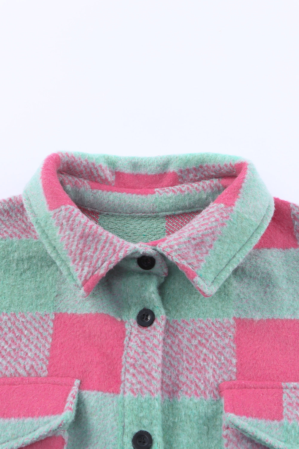Shacket for Women Plaid Pattern Oversized