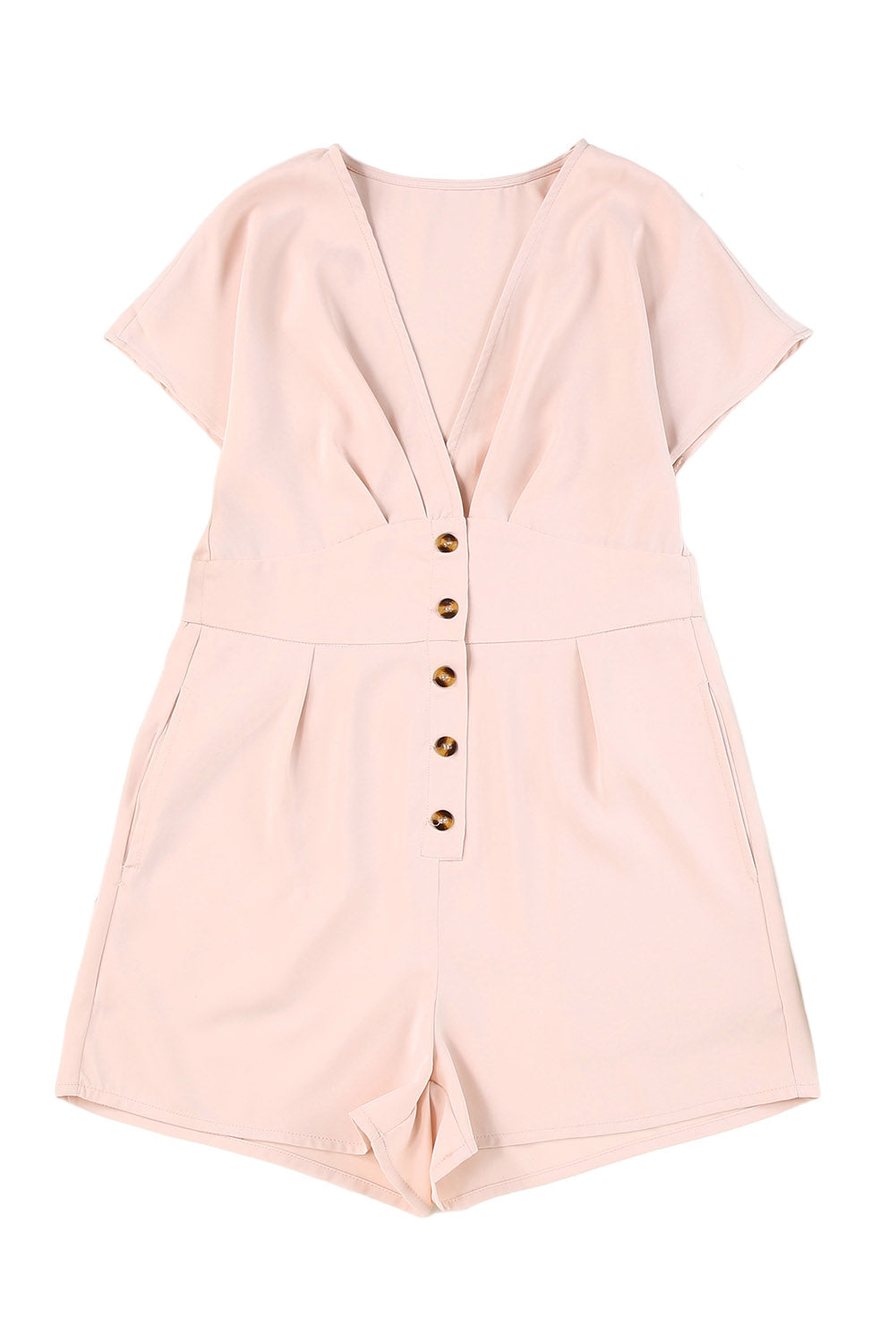 Romper for Women High-Rise Deep V Neck