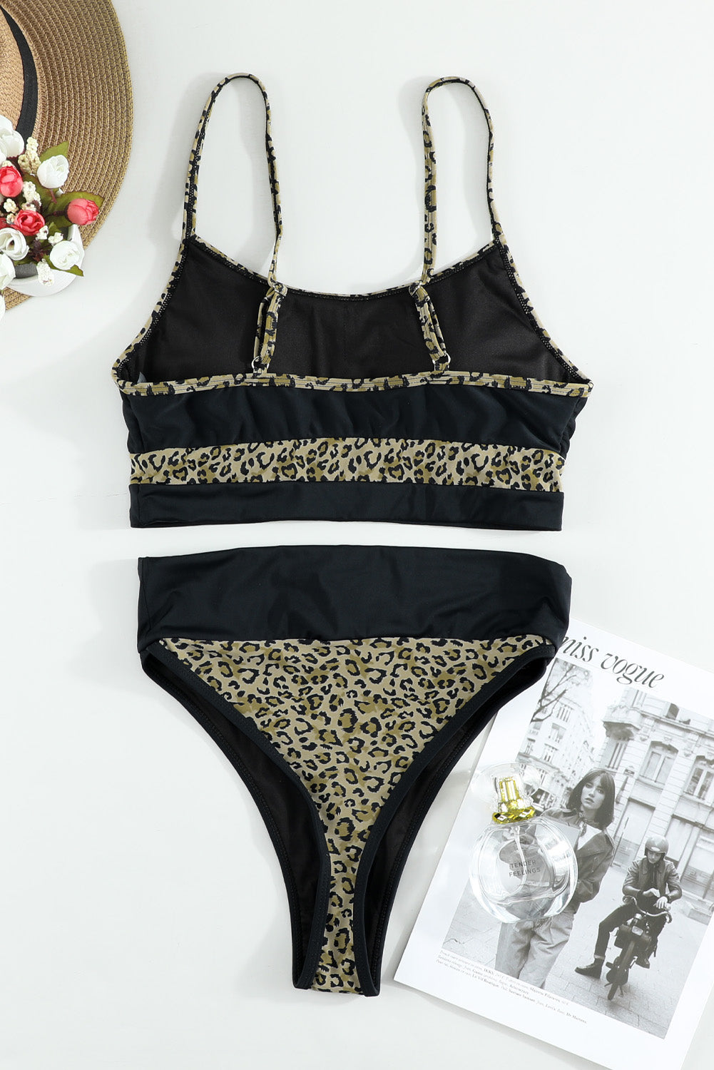 Women's Swimsuit Featuring Camisole High Waisted