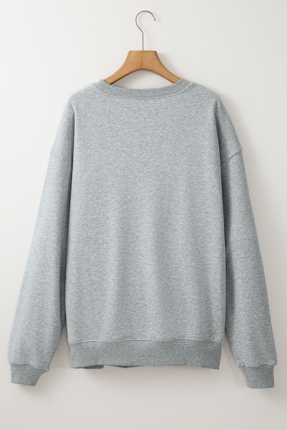 Sweatshirt for Women Fleece Solid Loose