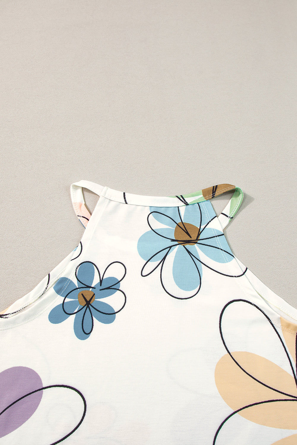Tank Top for Women Sweet Floral-Print