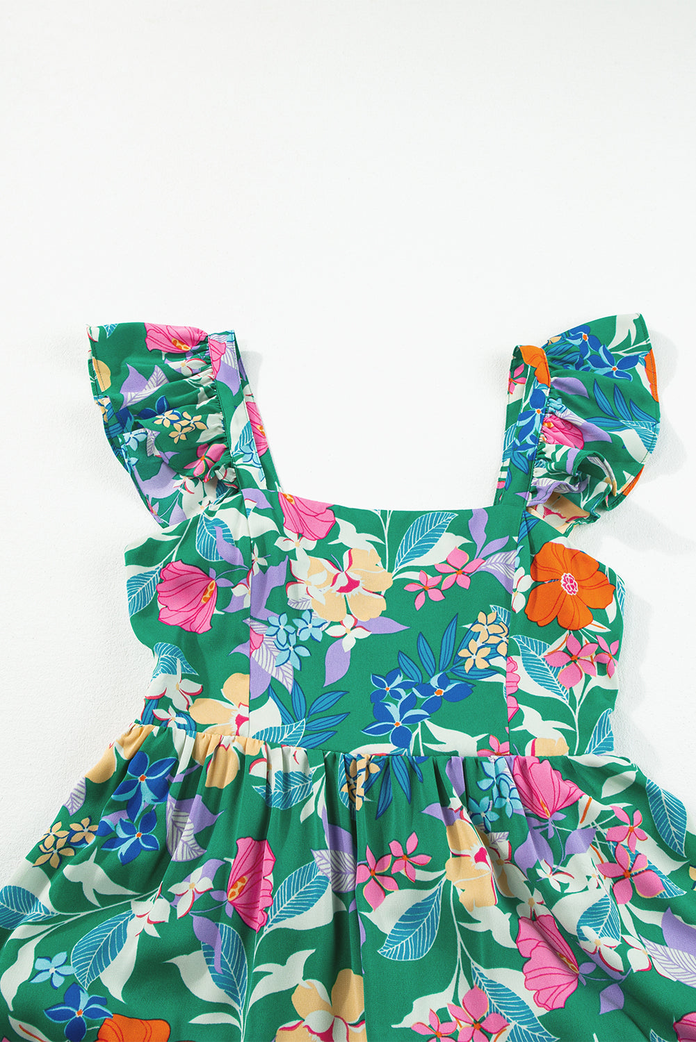 Women's Dresses Featuring Maxi Floral-Print Print Sleeveless