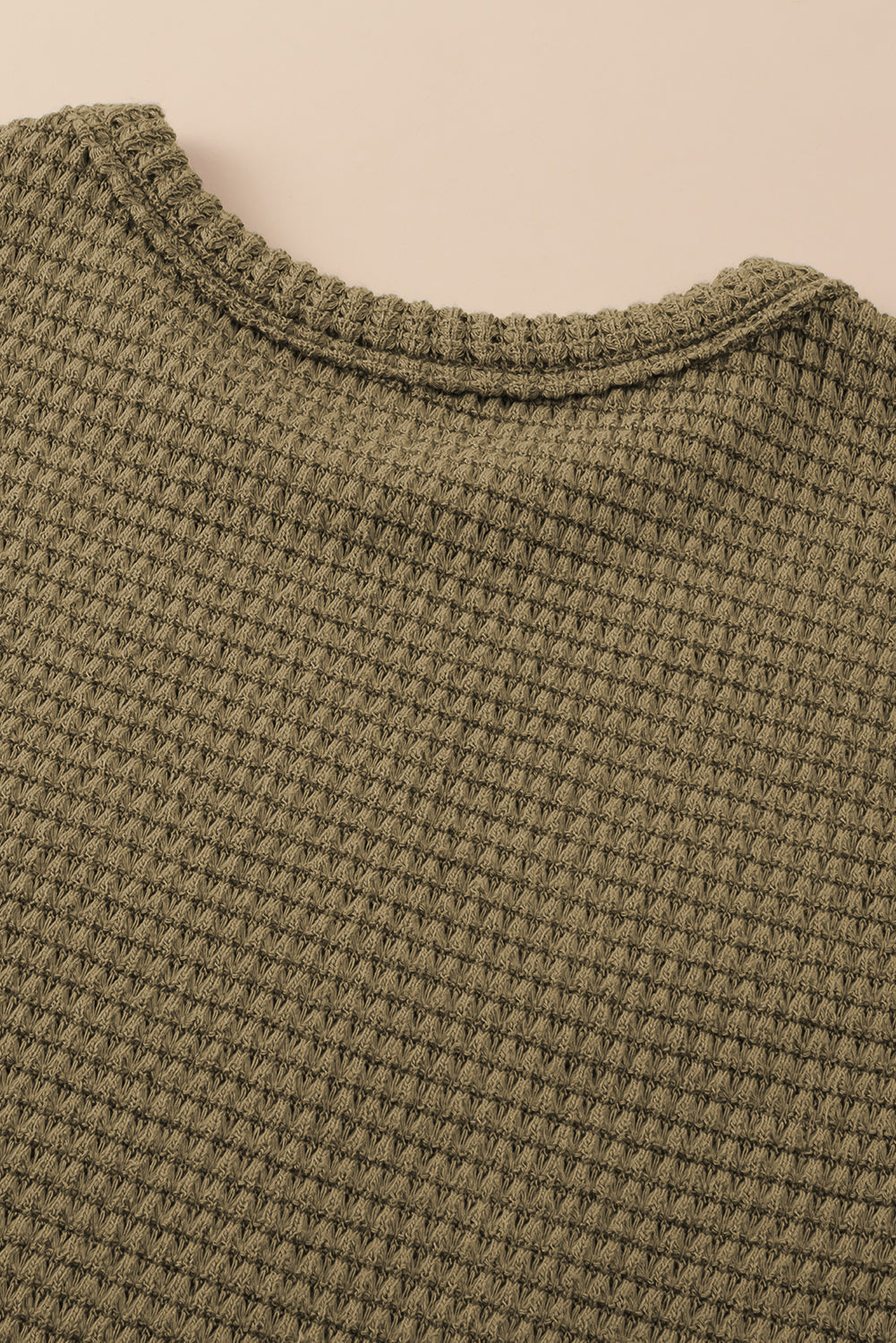 Women's Dress with Waffle Knitted Sleeveless Long