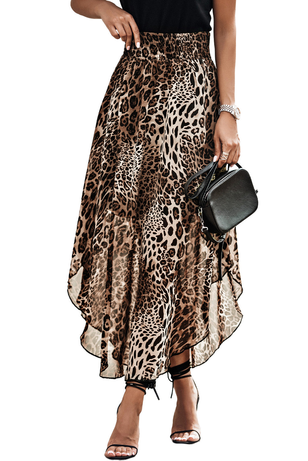 Women's Shirred-Waist Skirt