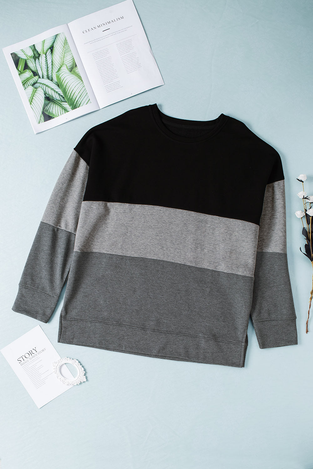 Women's Crew Neck Plus Size Sweashirt