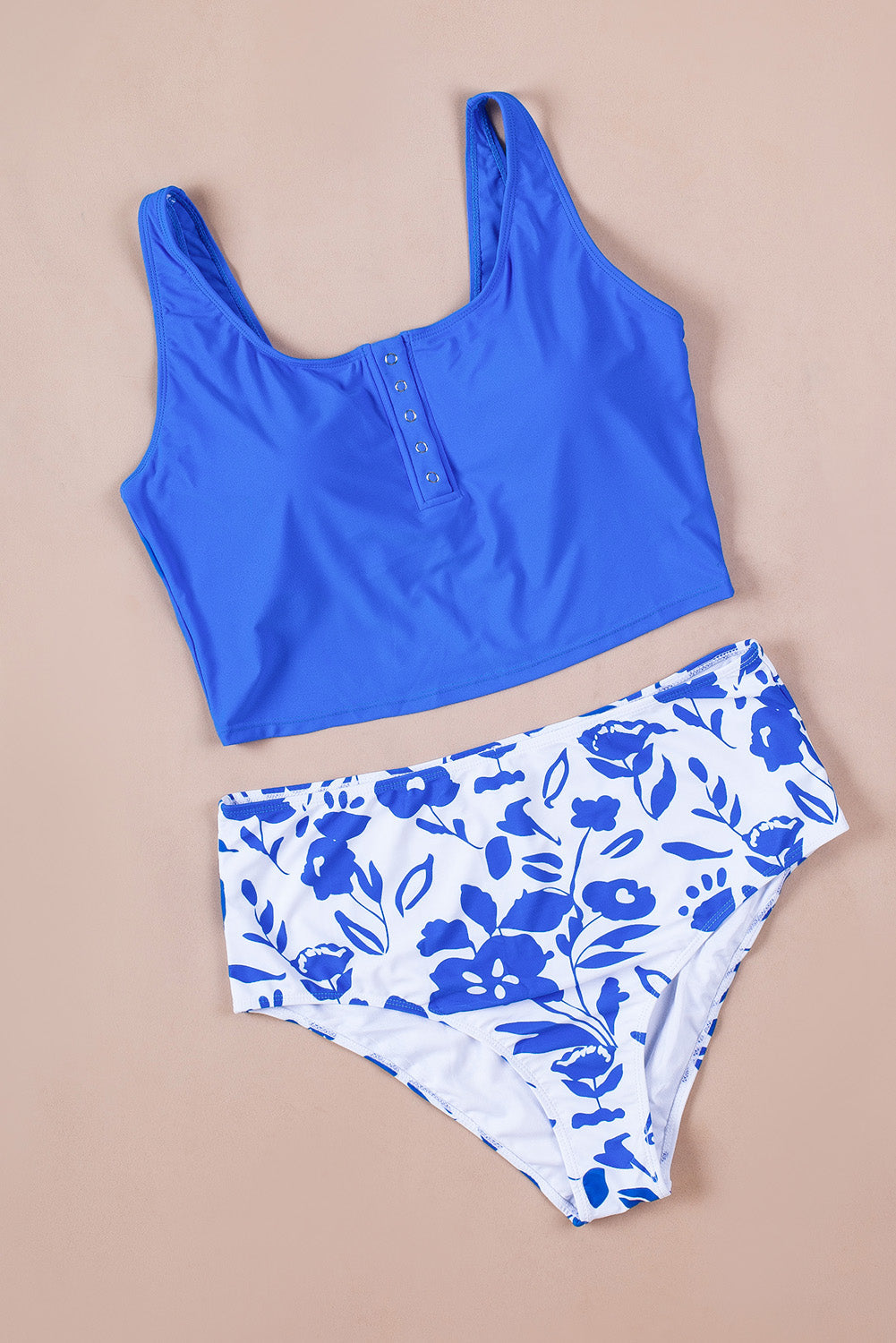 Women's Square Neck Tankini Set