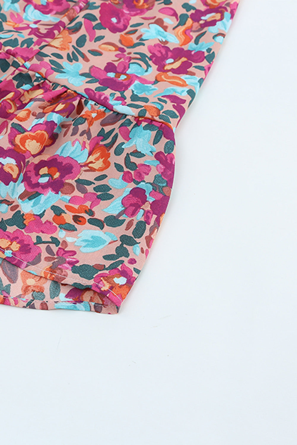 Floral Dresses for Women Sleeve Shirred Puffy