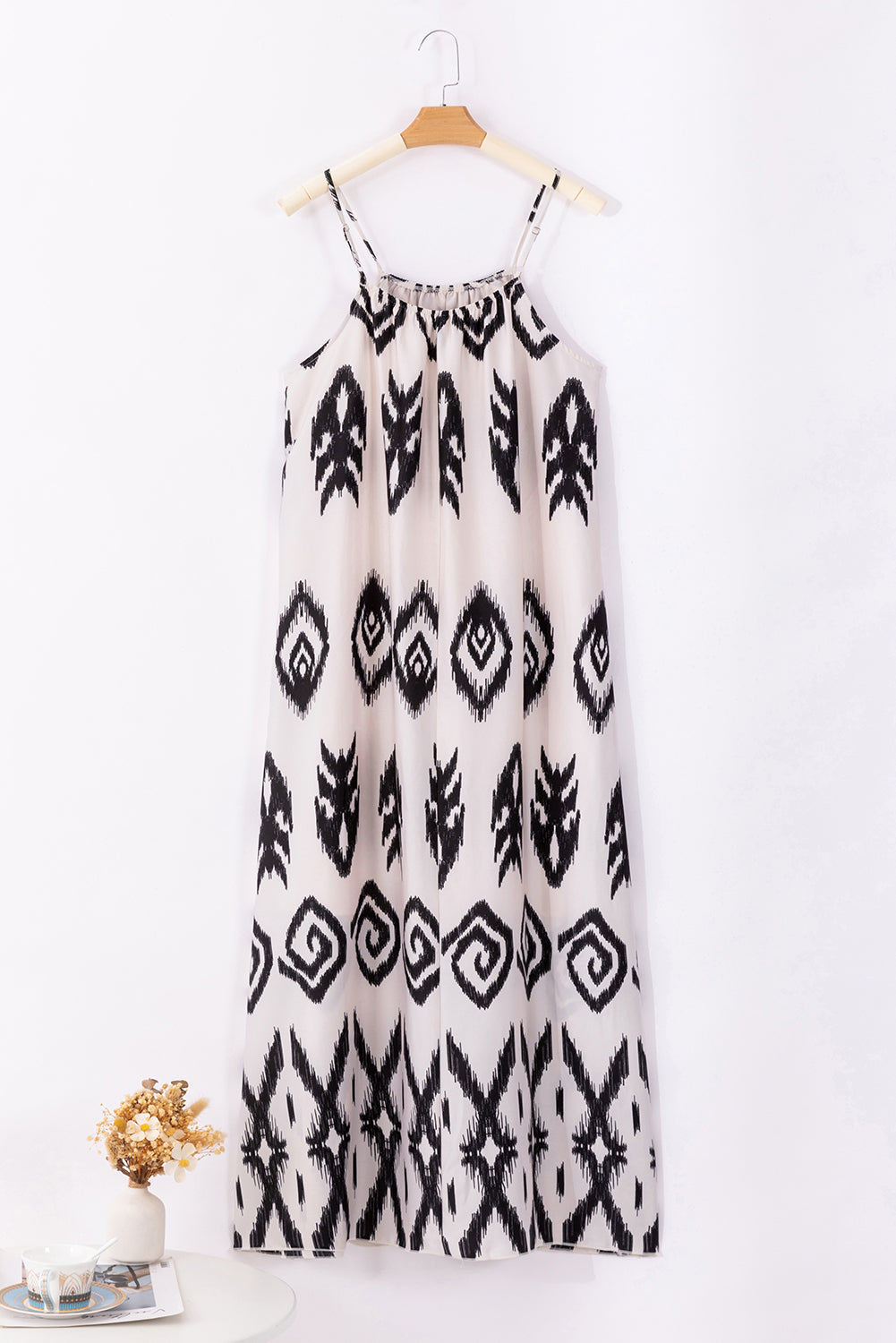 Women's Sundress with Aztec Printed Fashion Vacation