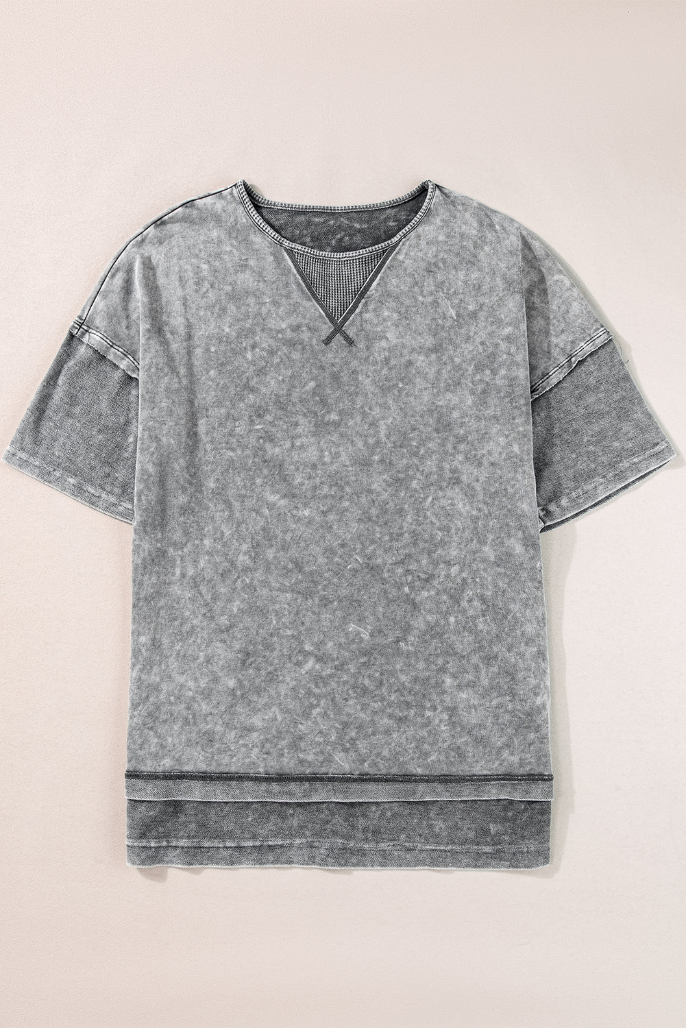 Women's Mineral-Washed Exposed Oversized Tee