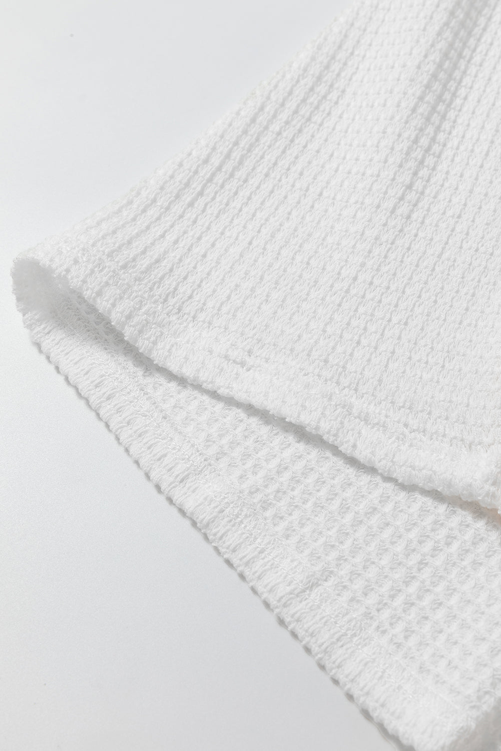 Women's Plus Size Color-Block Waffle Knitted Tee