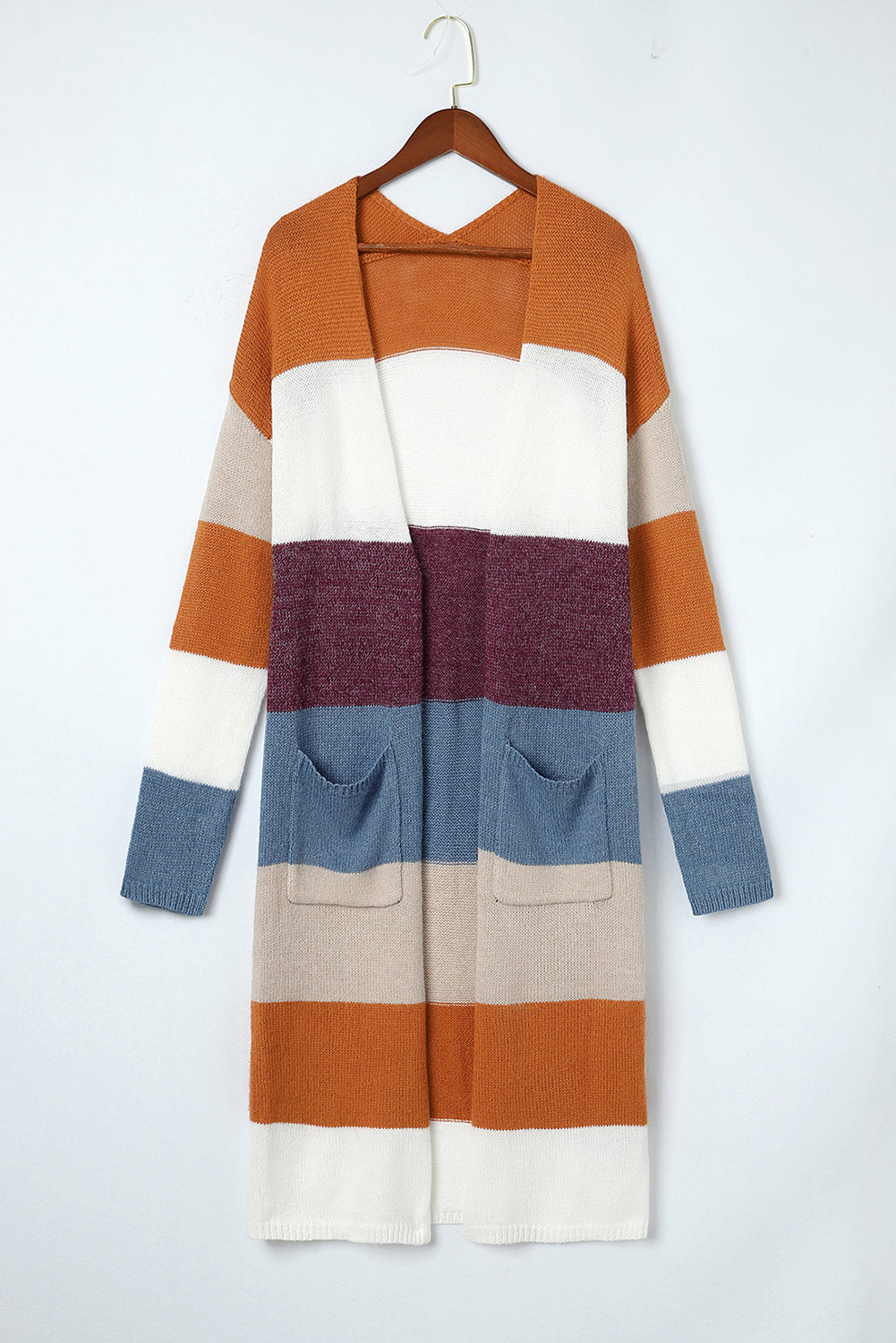 Women's Open Front Long Knit Cardigan